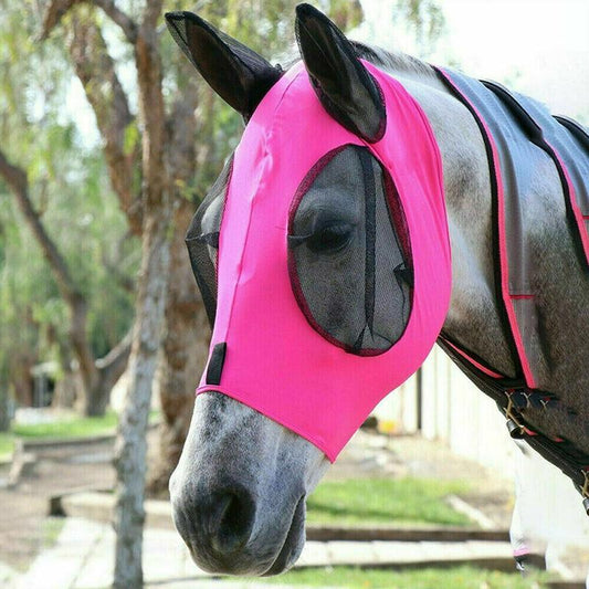Hestemaske | Insektbeskyttelse | Klart udsyn | Elastisk Pantino