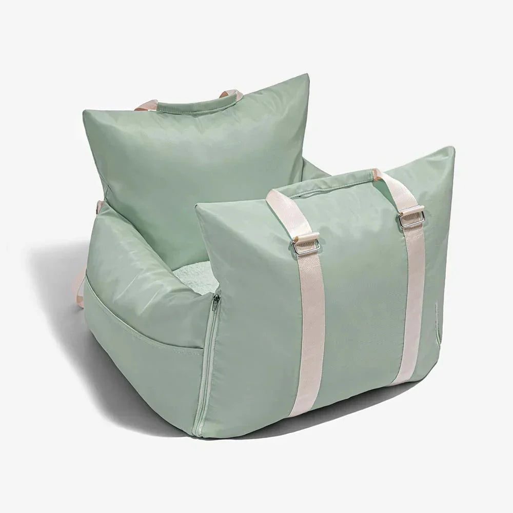 Hundebilbænk | Sikker fastgørelse | Stabil og komfortabel | Polyester Pantino