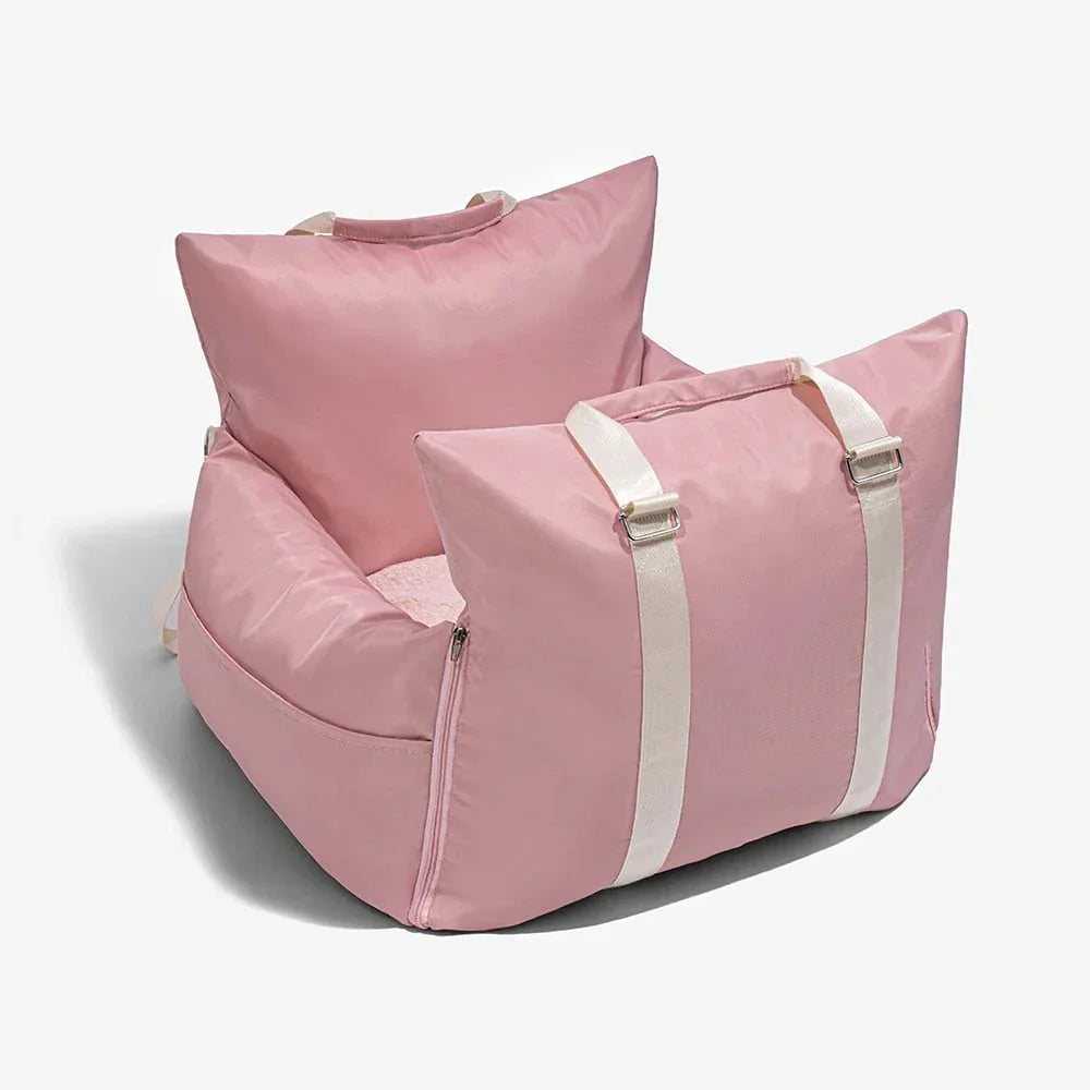 Hundebilbænk | Sikker fastgørelse | Stabil og komfortabel | Polyester Pantino