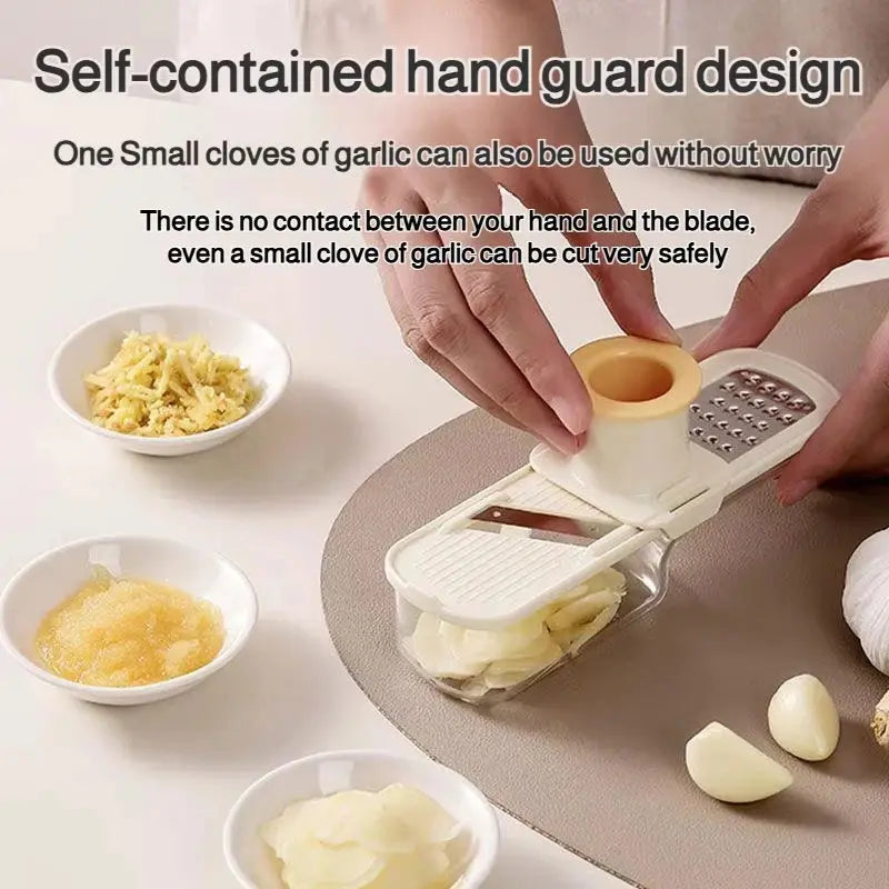 3-in-1 Multifunctional Ginger and Garlic Grinder Home Kitchen Slicer All Grinder Mivonova