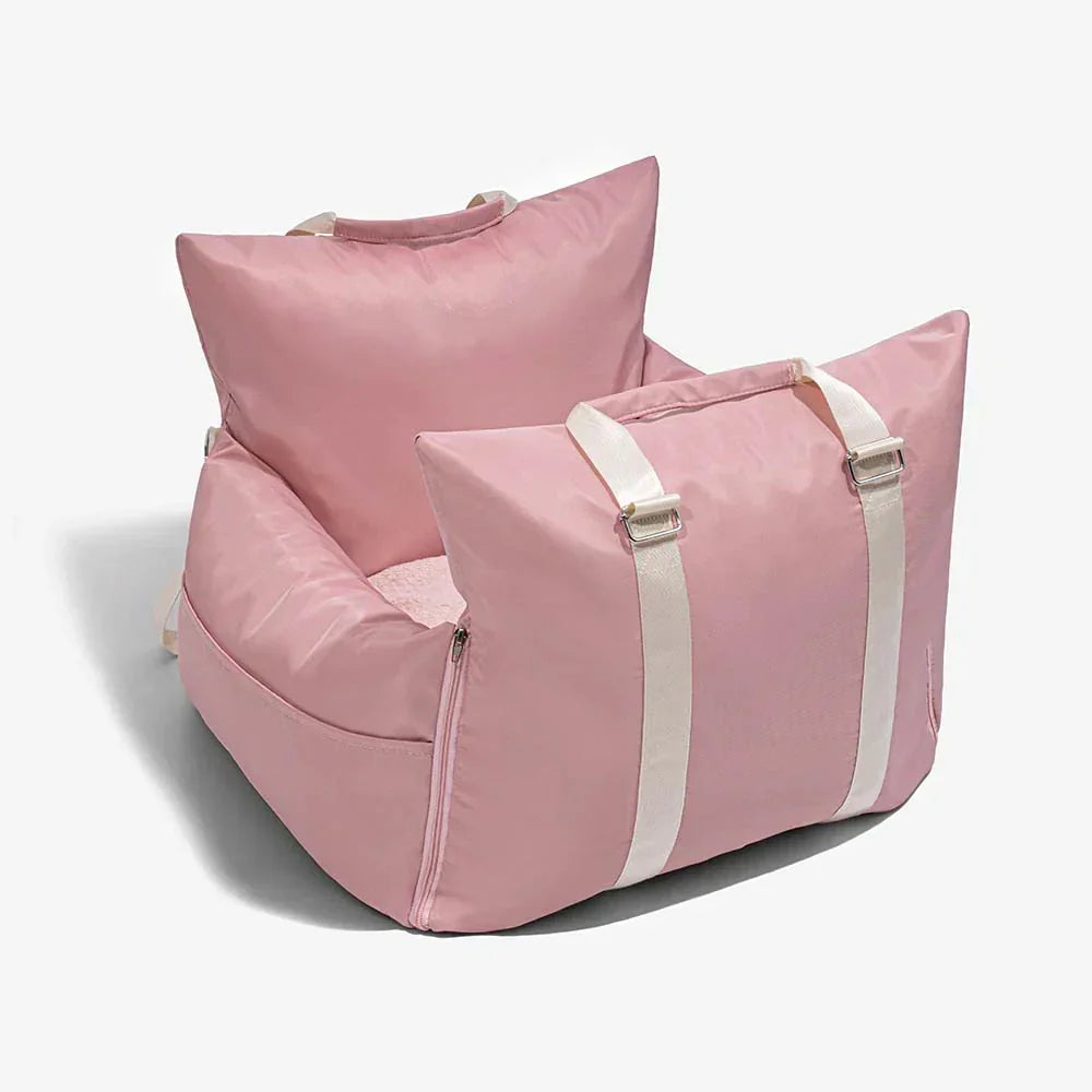 Hundebilbænk | Sikker fastgørelse | Stabil og komfortabel | Polyester Pantino