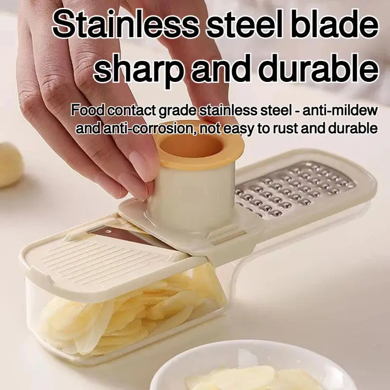 3-in-1 Multifunctional Ginger and Garlic Grinder Home Kitchen Slicer All Grinder Mivonova
