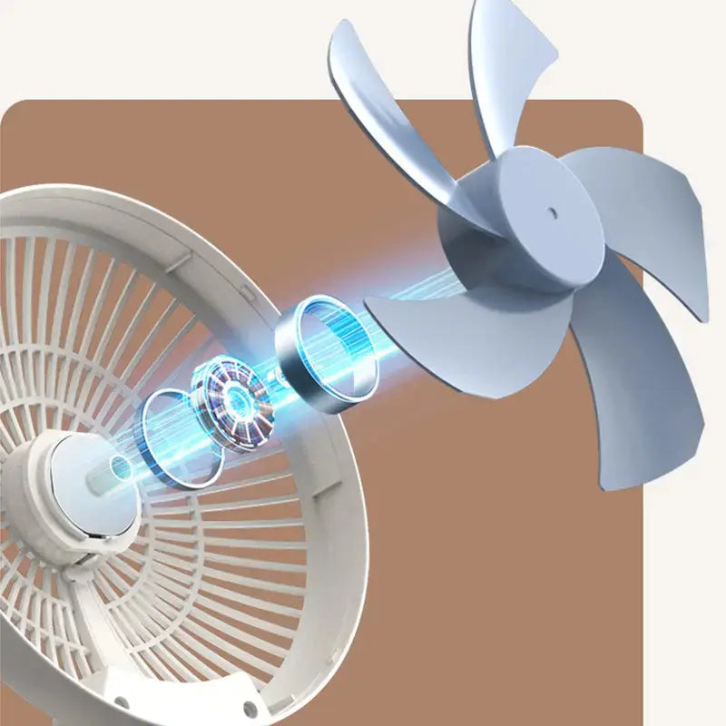 Verstellbarer 2-in-1 Ventilator für Wand & Tisch Mivoza Deutschland