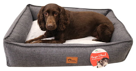 Ortopædisk Hundeseng | Ledstøtte | Lindrer Gigtsmerter | Memory Foam Pantino