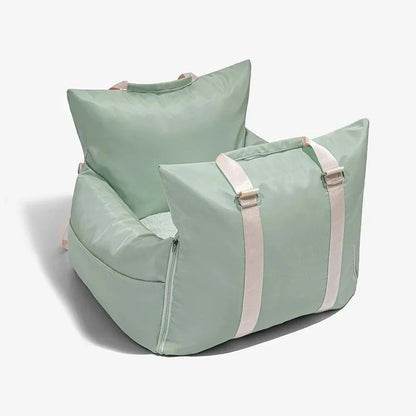 Hundebilbænk | Sikker fastgørelse | Stabil og komfortabel | Polyester Pantino