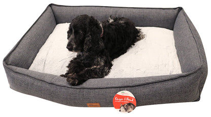 Ortopædisk Hundeseng | Ledstøtte | Lindrer Gigtsmerter | Memory Foam Pantino