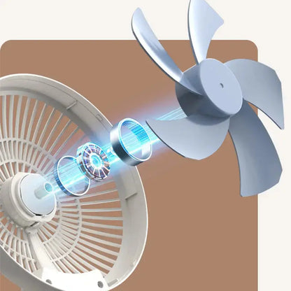 Verstellbarer 2-in-1 Ventilator für Wand & Tisch Mivoza Deutschland