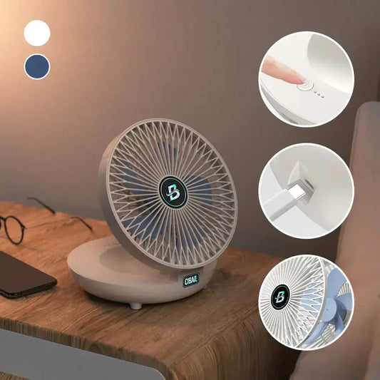 Verstellbarer 2-in-1 Ventilator für Wand & Tisch Mivoza Deutschland